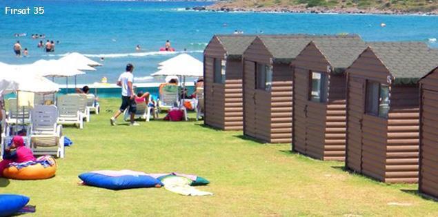 Fırsat 35 Çeşme Günizi Beach�de Çift Kişilik Bungalov Evlerde 1 Gece